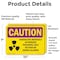 Signmission Radiation & Laser Sign, 7 in H x 10 in W, Vinyl Decal, Rectangle OS-2PACK-CR-D-710-L-10211 - alternate 2